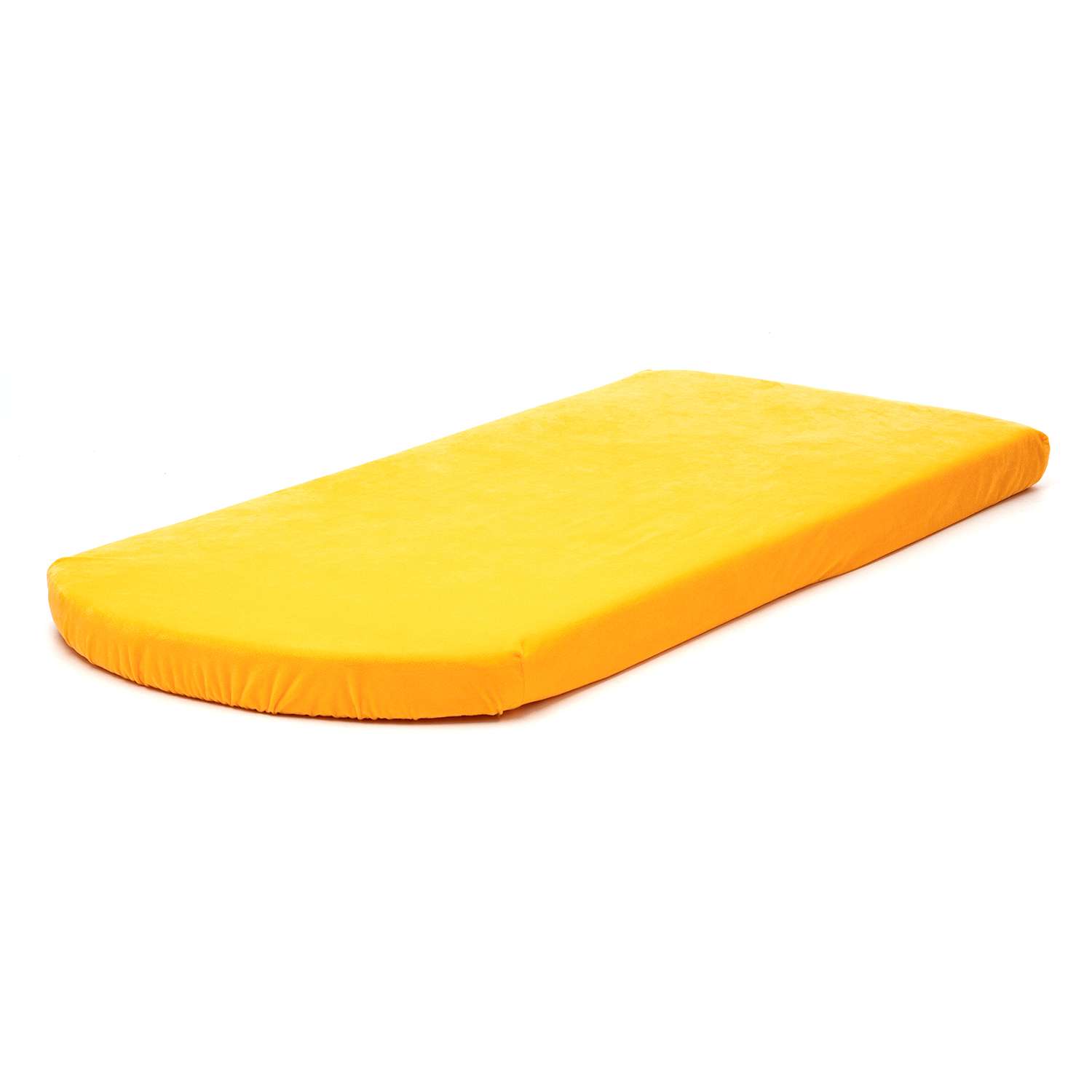 Кроватка-машинка ROMACK Baby желтая + экоматрас + подсветка дна и фар + чехол - фото 5