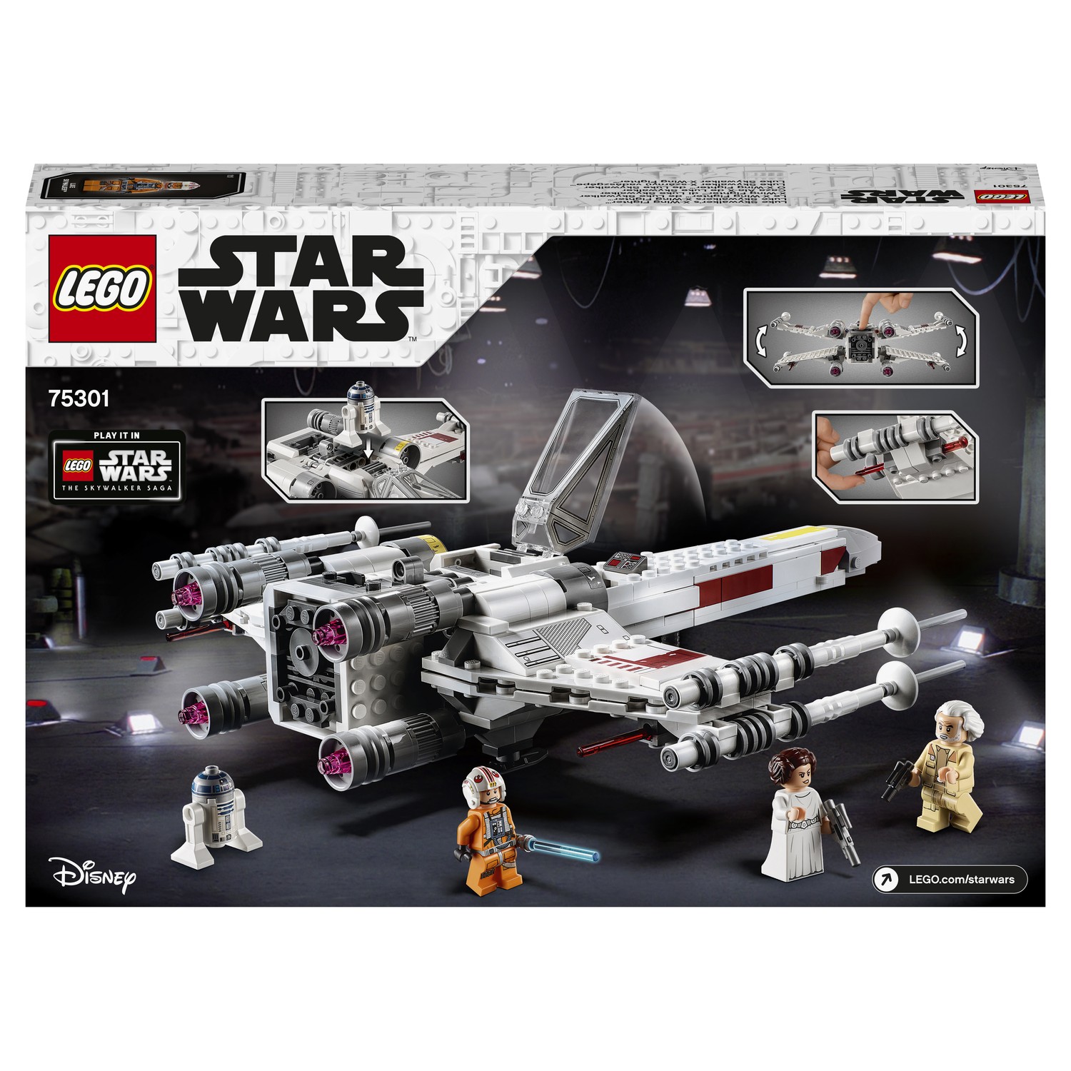 Конструктор LEGO Star Wars Истребитель типа Х Люка Скайуокера 75301 купить  по цене 2999 ₽ в интернет-магазине Детский мир