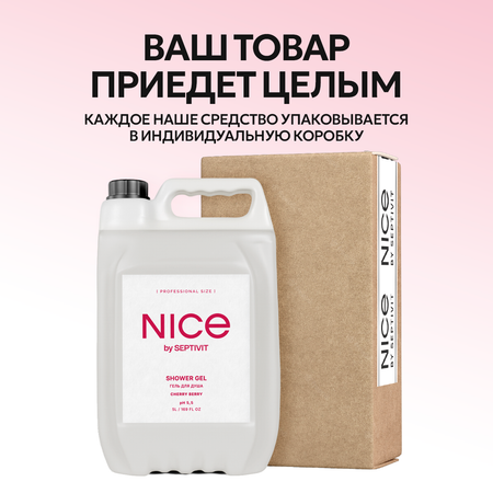 Гель для душа NICE by Septivit Cherry Berry 5л