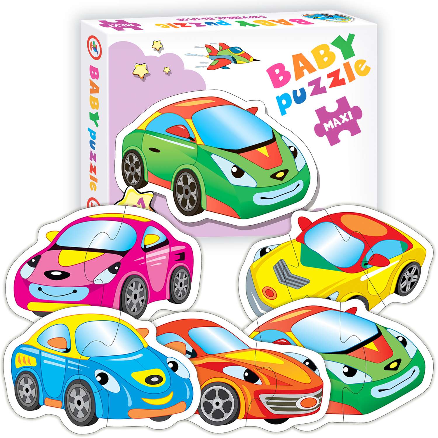 Набор пазлов Дрофа-Медиа Baby Puzzle Машинки 4001 - фото 1