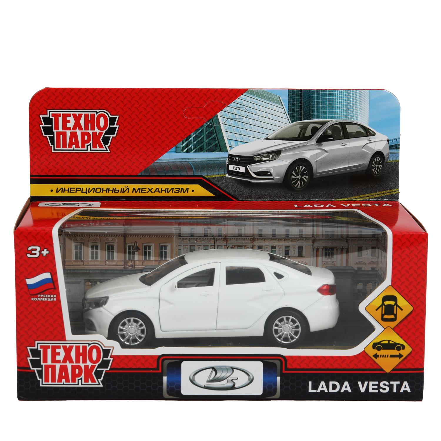 Автомобиль Технопарк LADA Lada Vesta белый 392063 - фото 2