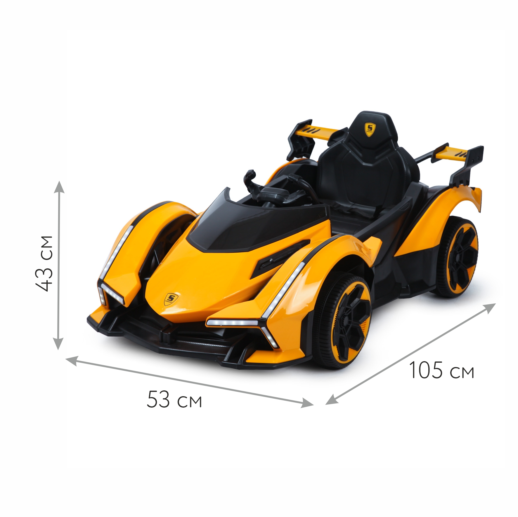 Электромобиль Kreiss Sport car  с ПУ С пультом ДУ - фото 3