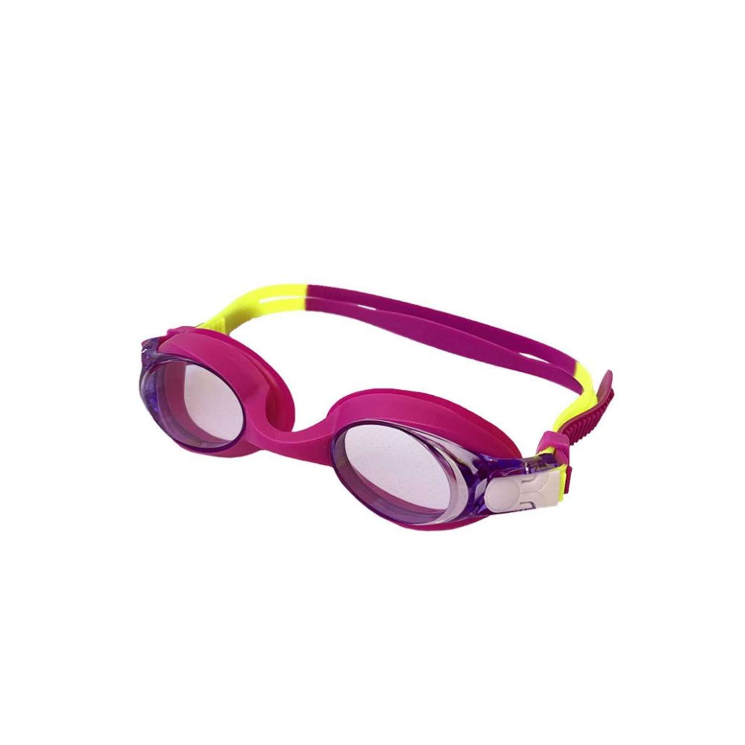 Очки для плавания Hawk E36892 детские фиолетово/салатовые - фото 1