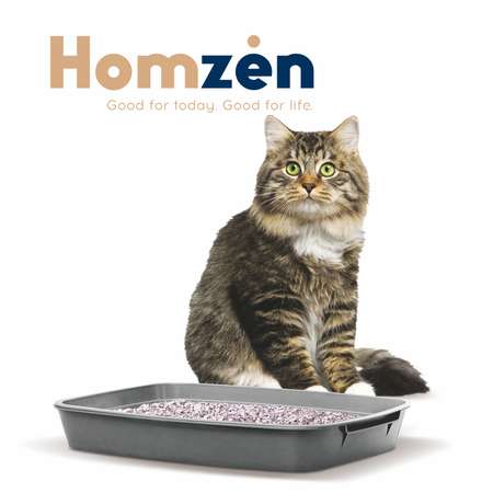 Наполнитель для кошачьего туалета Homzen комкующийся 14л 6кг