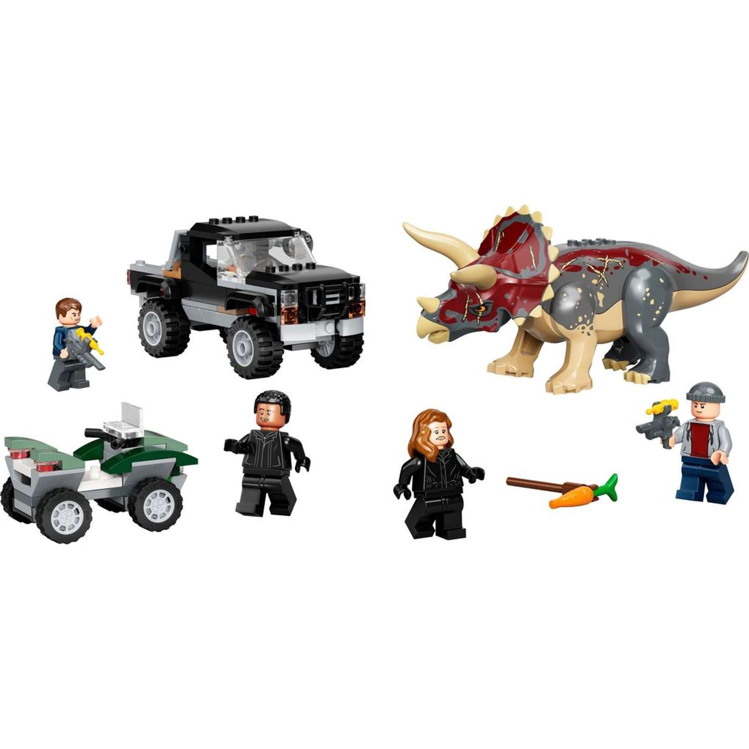 Конструктор LEGO Jurassic World Нападение трицератопса на пикап 76950  - фото 1