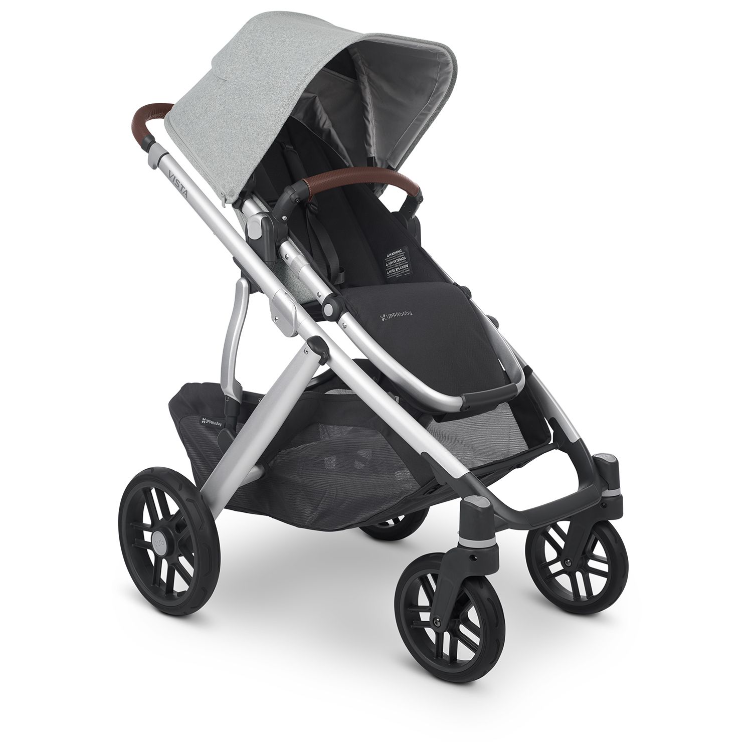 Коляска 2в1 UPPAbaby Vista V2 Stella Серебристый меланж - фото 6