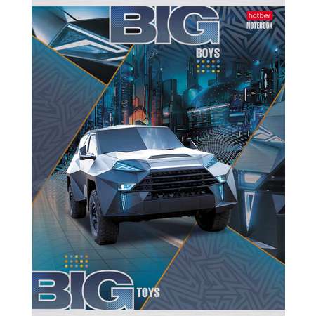 Тетрадь Hatber Big boys - Big toys А5 Клетка 48л 086475