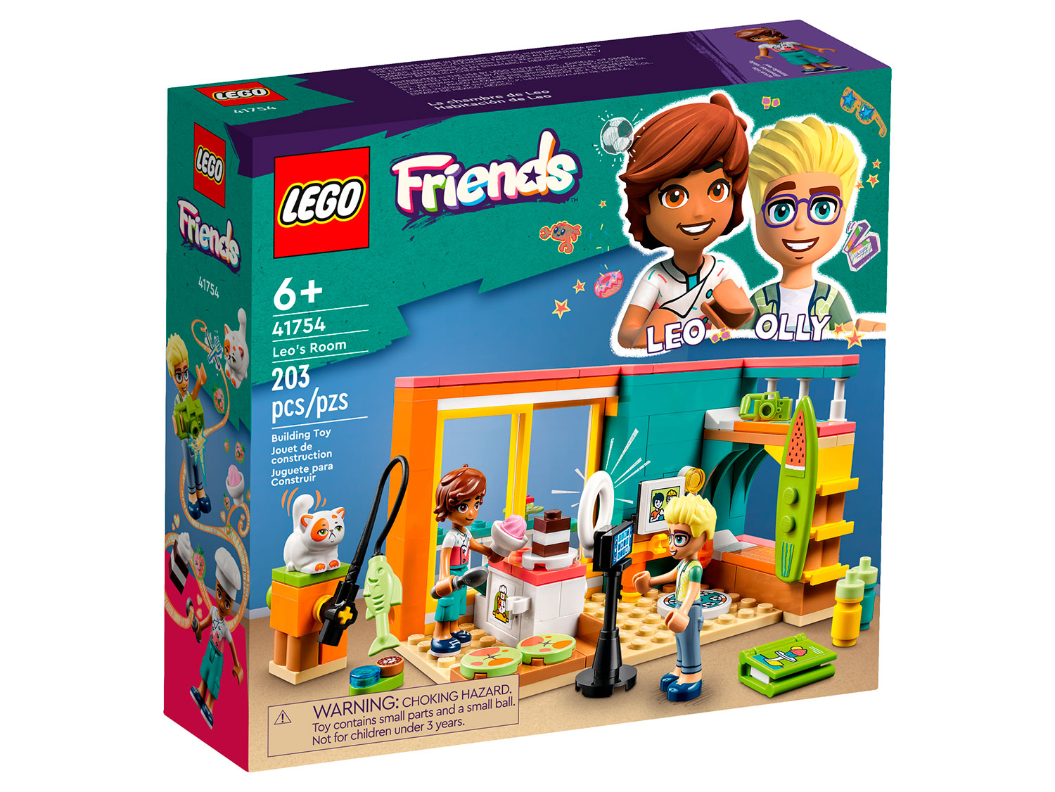 Конструктор детский LEGO Friends Комната Лео 41754 - фото 10