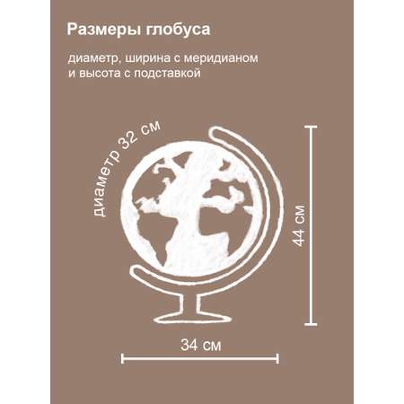 Глобус Globen Звездного неба диаметр 32см с подсветкой