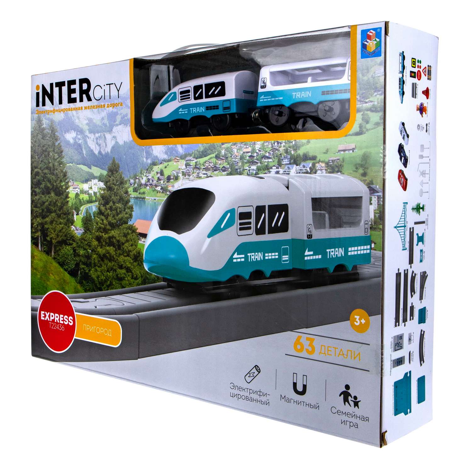 Игровой набор InterCity Express Пригород со световыми и звуковыми эффектами Т22436 - фото 9