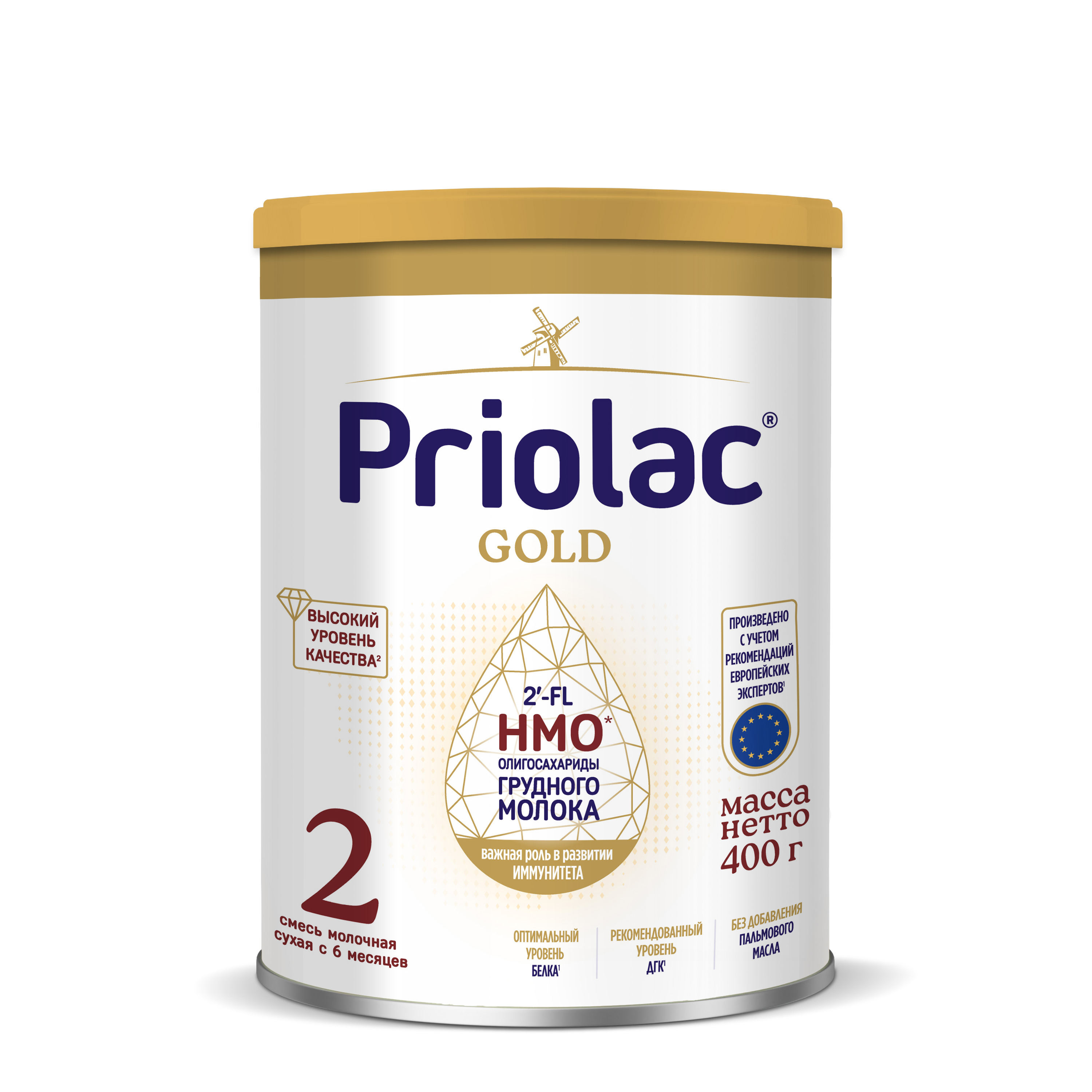 Смесь молочная сухая адаптированная Priolac Gold 2 400г с 6месяцев - фото 1