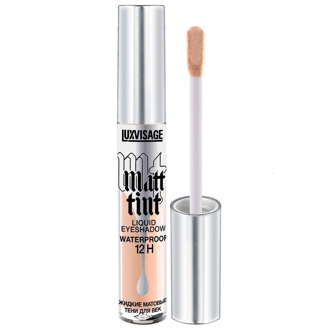 Тени для век жидкие Luxvisage Matt Tint матовые тон 101 Cream Beige - фото 2