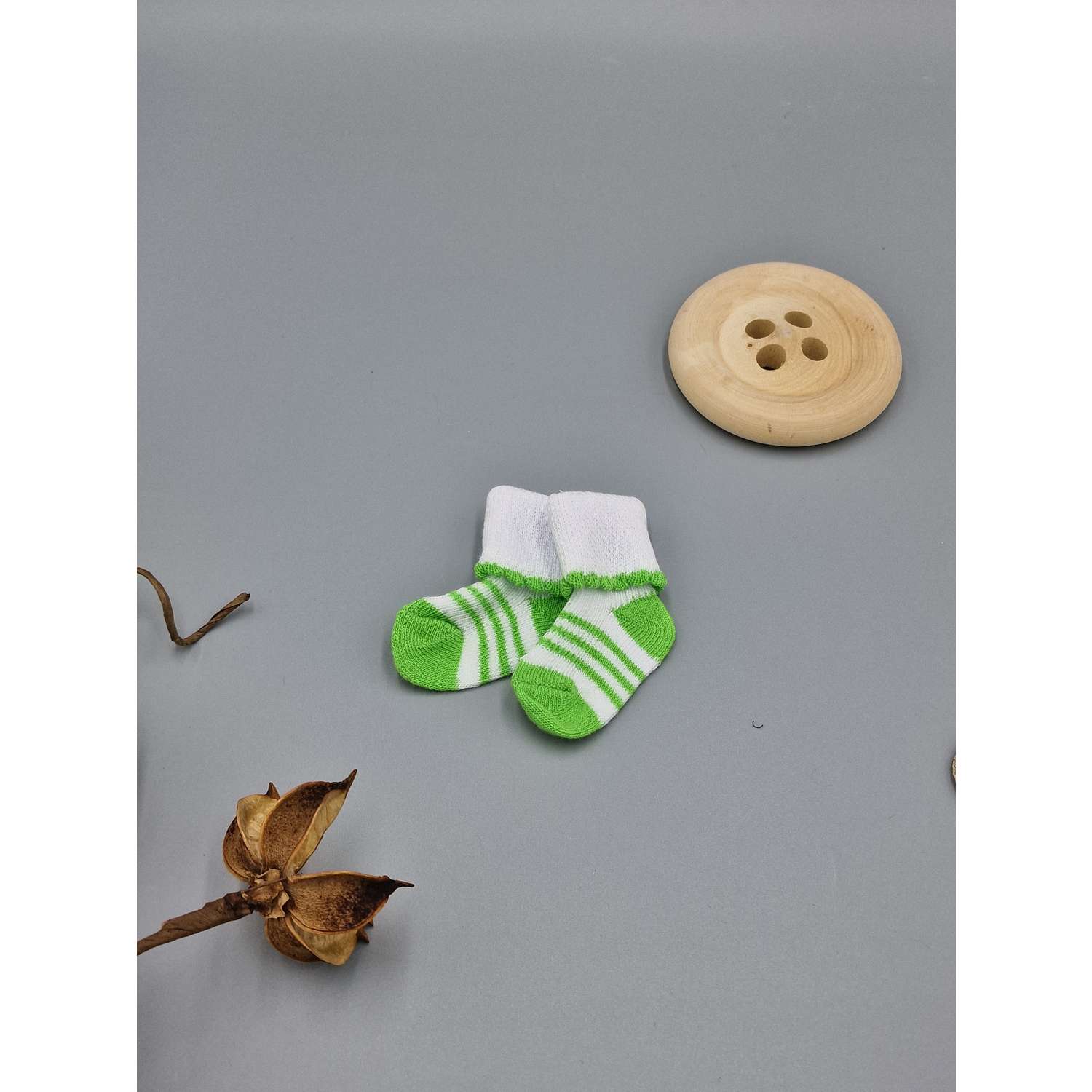 Носки для недоношенных 3 пары Littlebloom КомплНос/полоска - фото 10