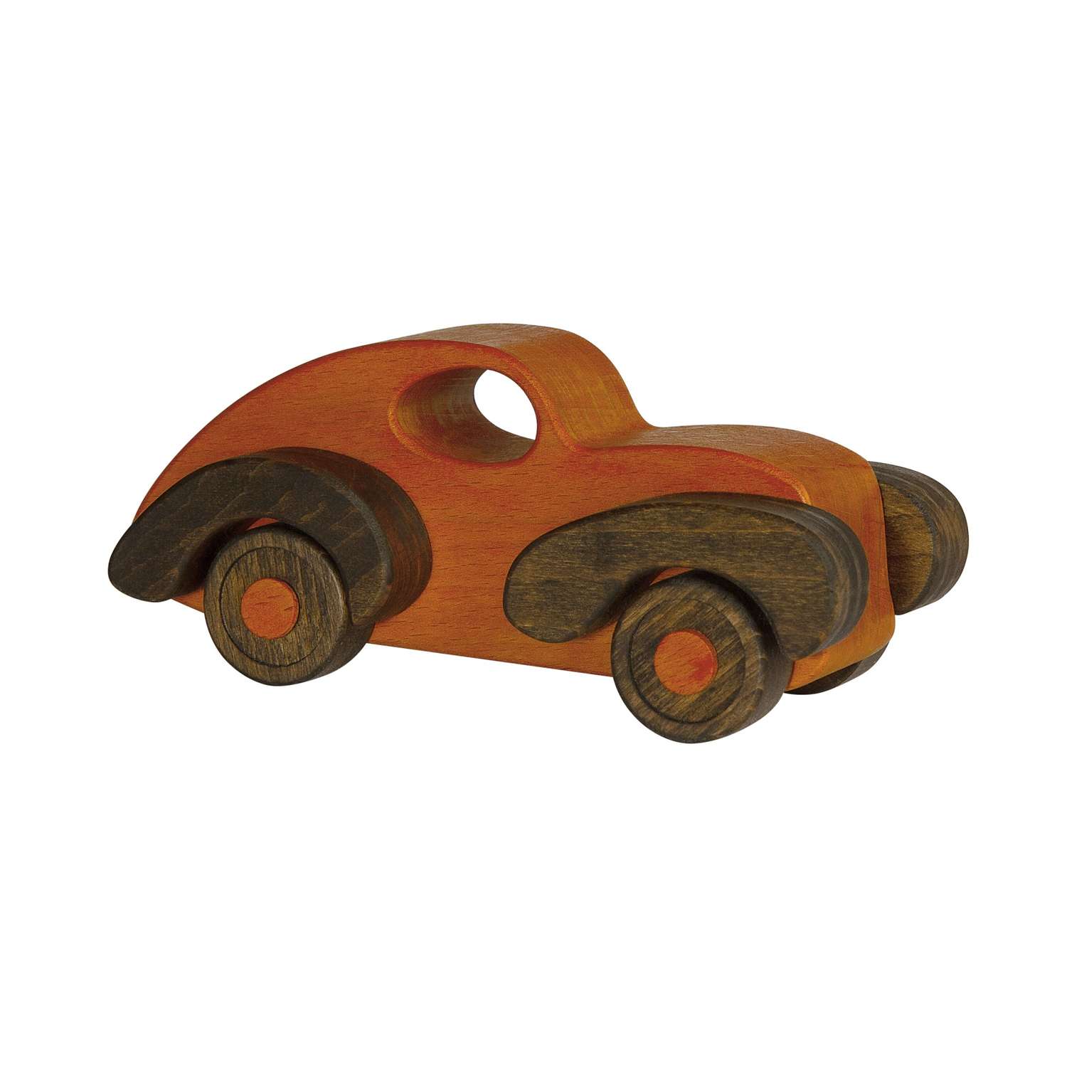 Машинка деревянная ToyMo Хетчбек Т21-РЕТ-01ХЕ - фото 2