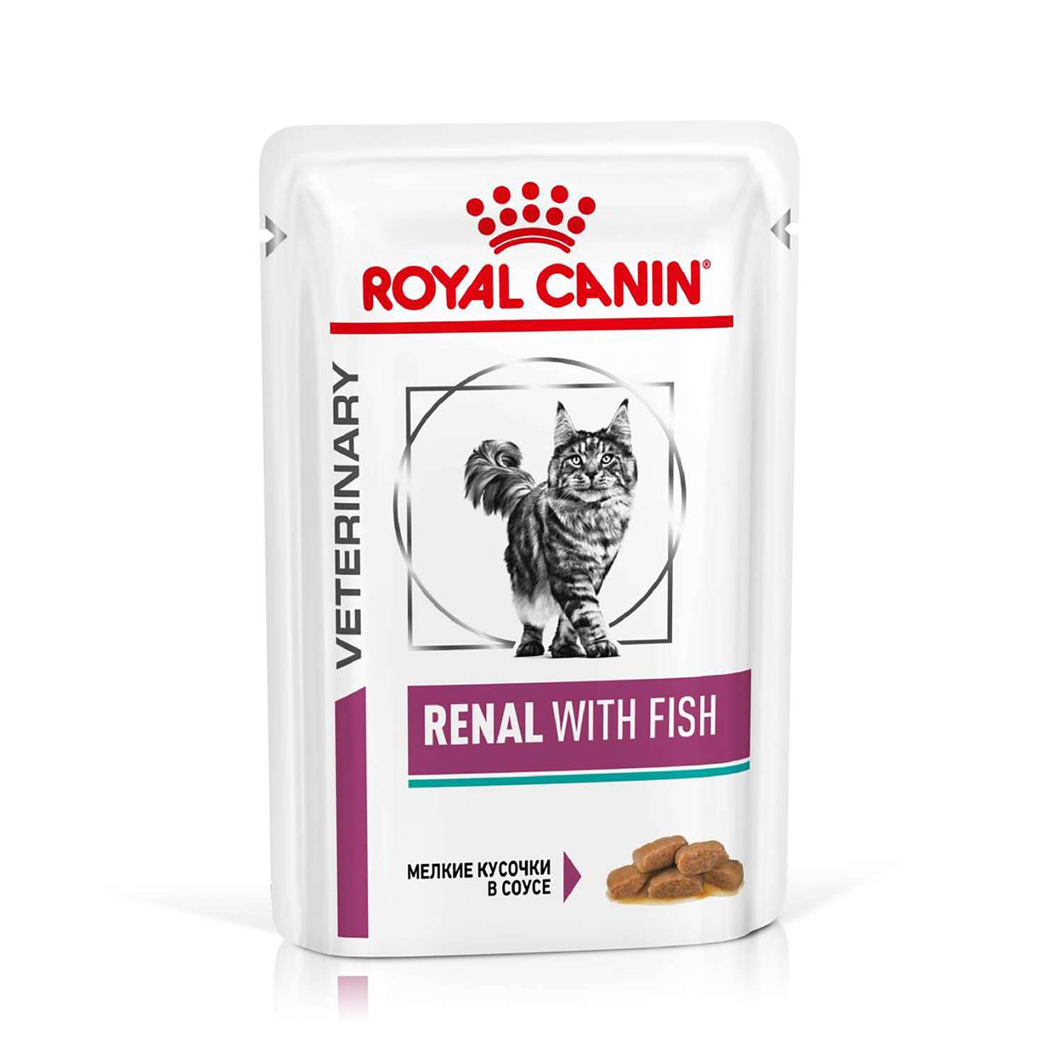 Корм для кошек ROYAL CANIN Renal при лечении почек с рыбой консервированный 0.085кг - фото 1