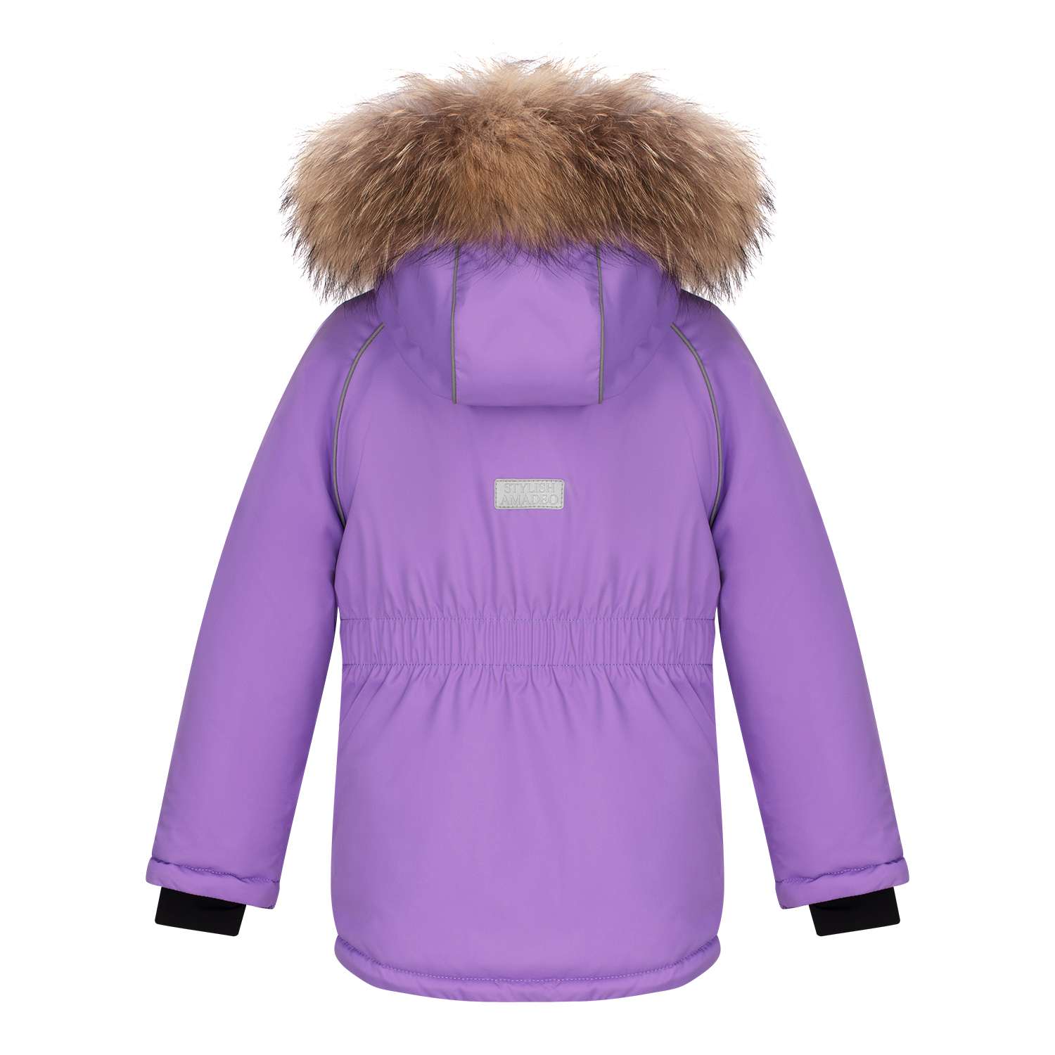 Куртка Stylish AMADEO AJ-110A-фиолетовый - фото 2