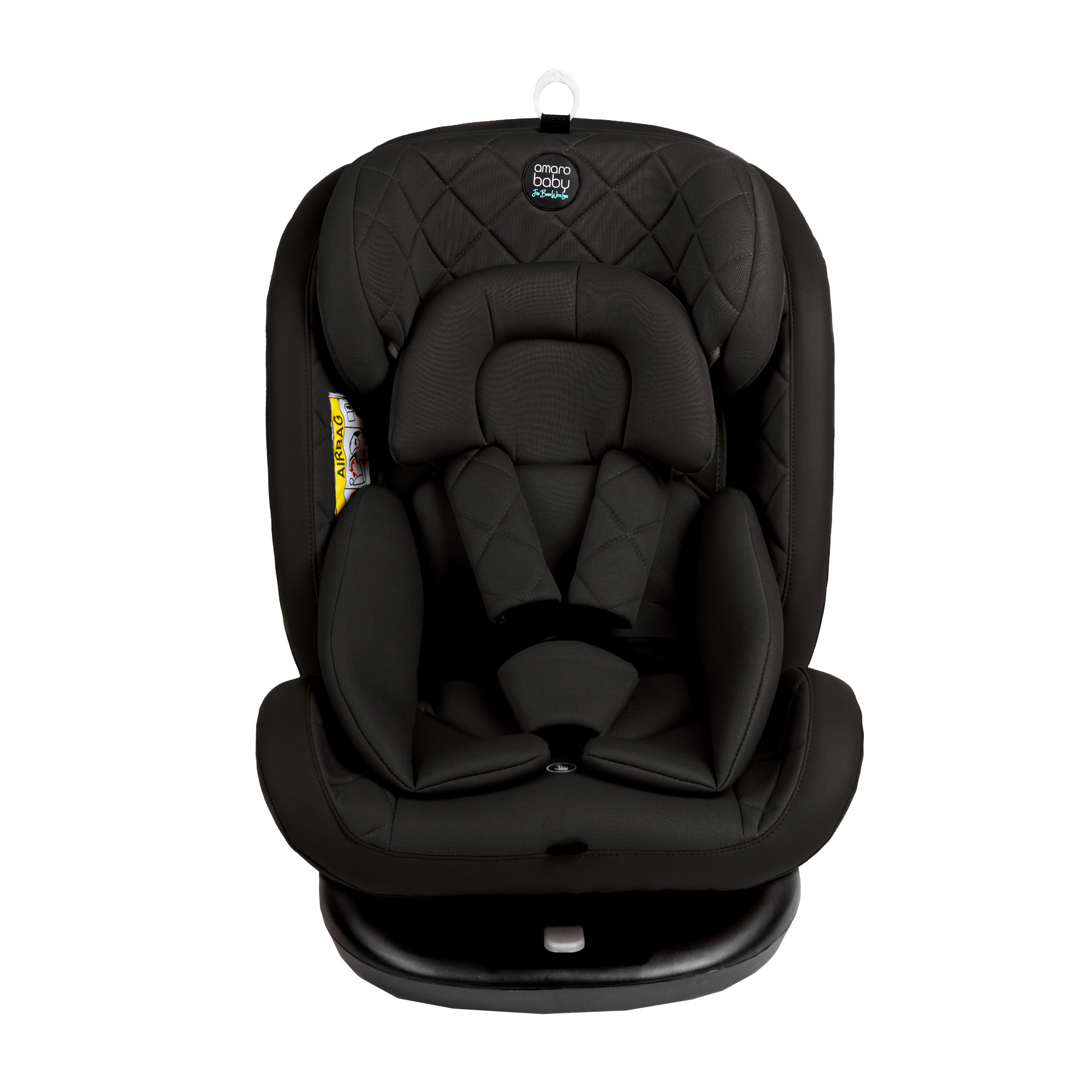 Автокресло Amarobaby Brilliant Isofix класс D группа 0+/1/2/3 Черный - фото 18