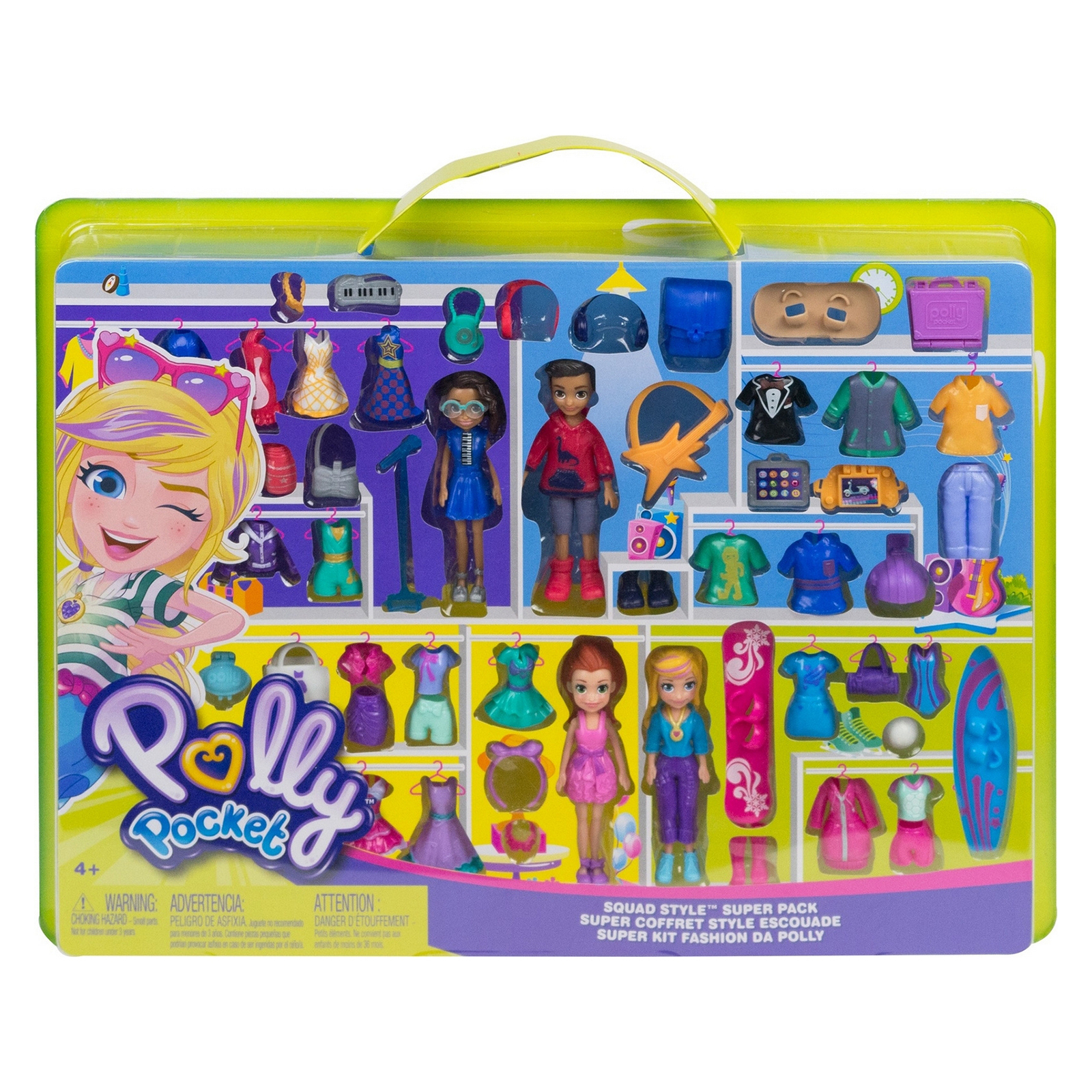 Набор игровой POLLY POCKET Стиль команды Супермодная коллекция GFR11 купить  по цене 449 ₽ в интернет-магазине Детский мир