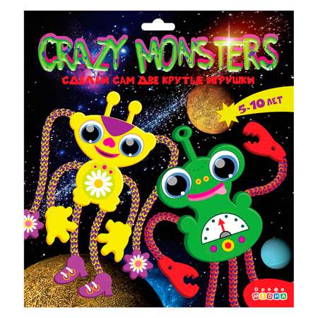 Набор для плетения Дрофа-Медиа CRAZY MONSTERS 3388