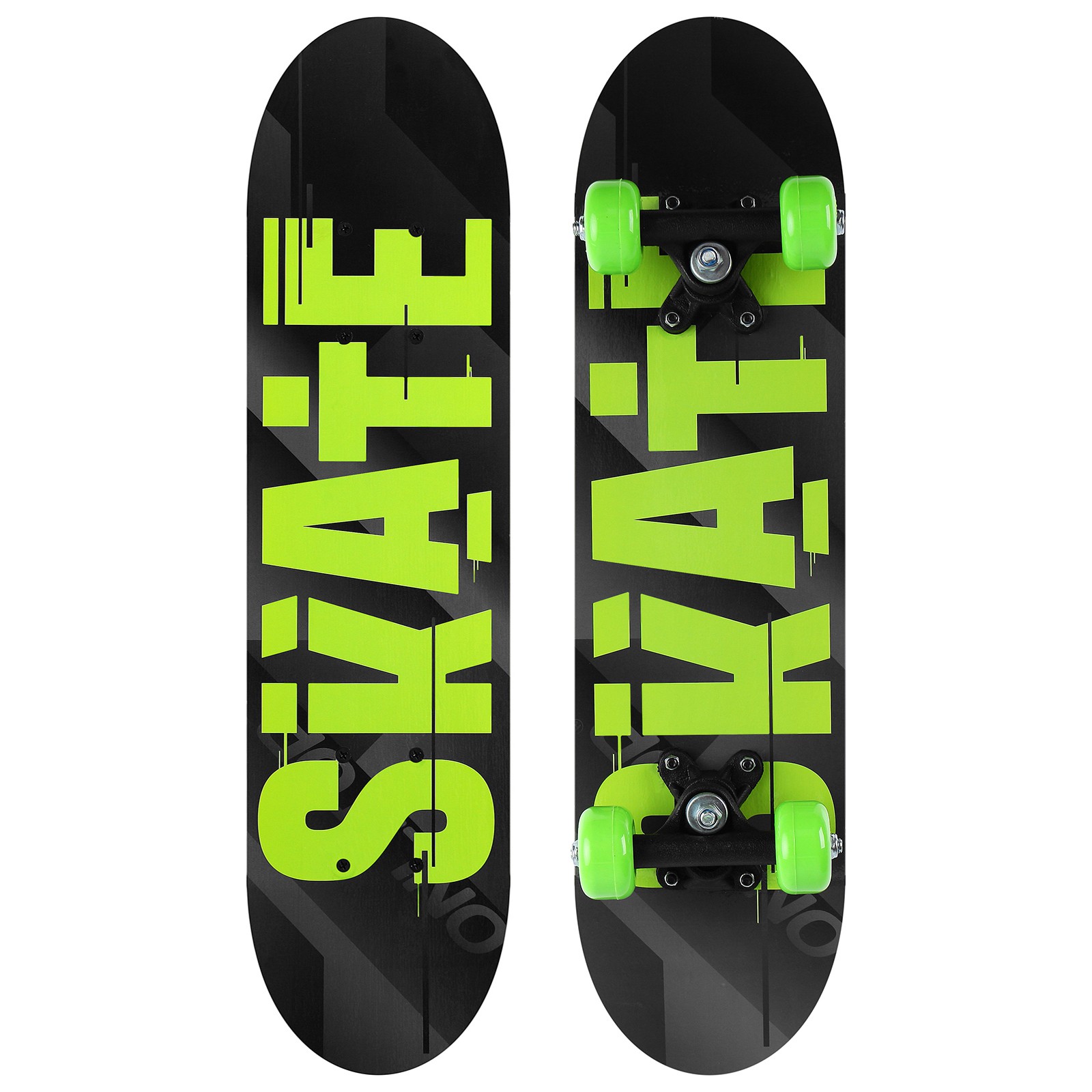 Скейтборд ONLITOP подростковый SKATE 62х16 см. колёса PVC d=50 мм - фото 1