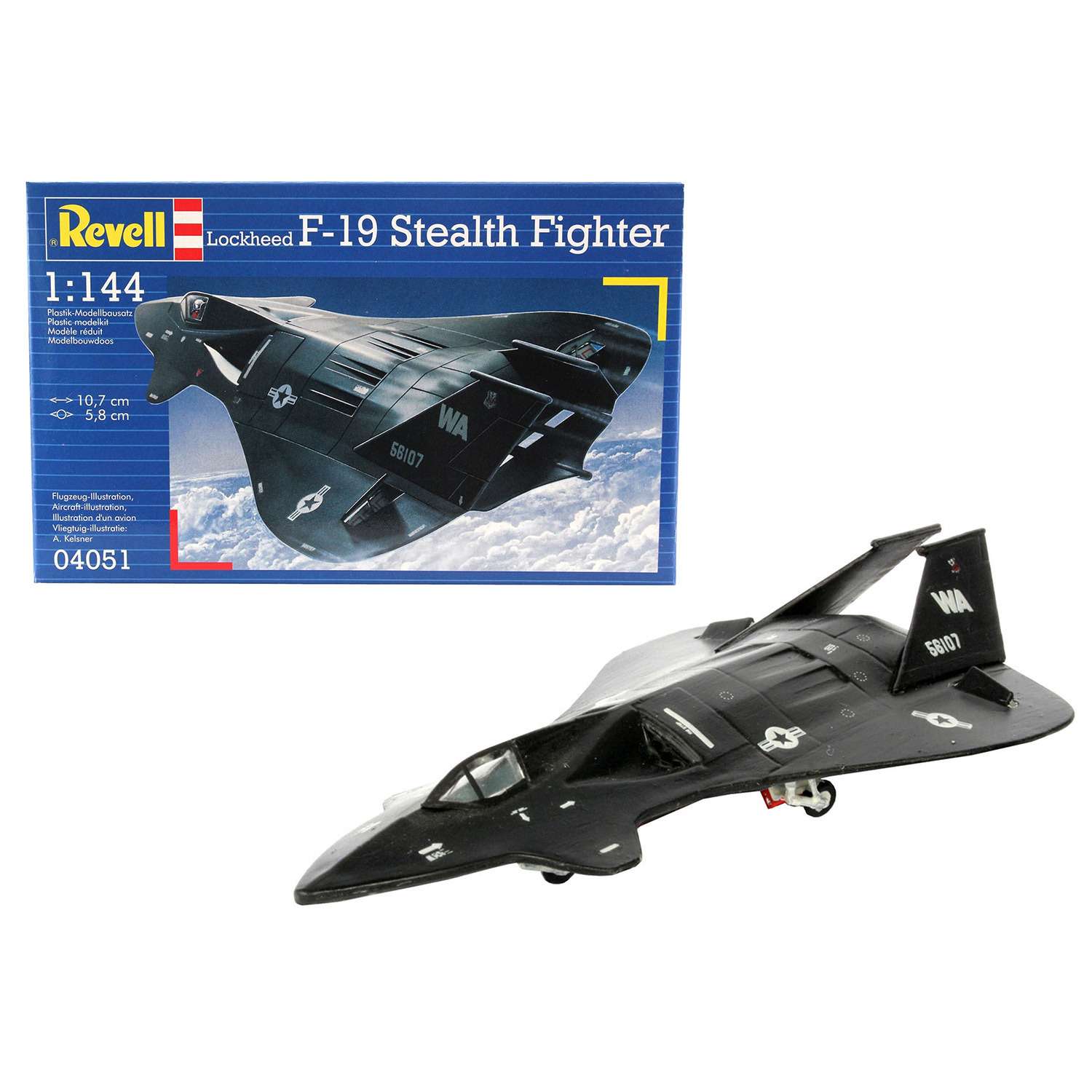 Истребитель Revell F-19 Stealth 1:144 04051 - фото 5