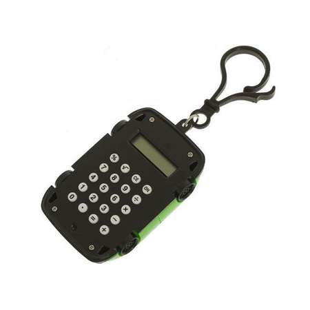 Брелок-калькулятор Uniglodis Машинка. Цвет: зеленый