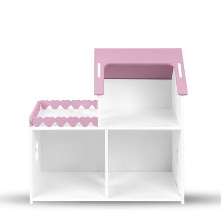 Кукольный домик Детская1 Мини бело-розовый