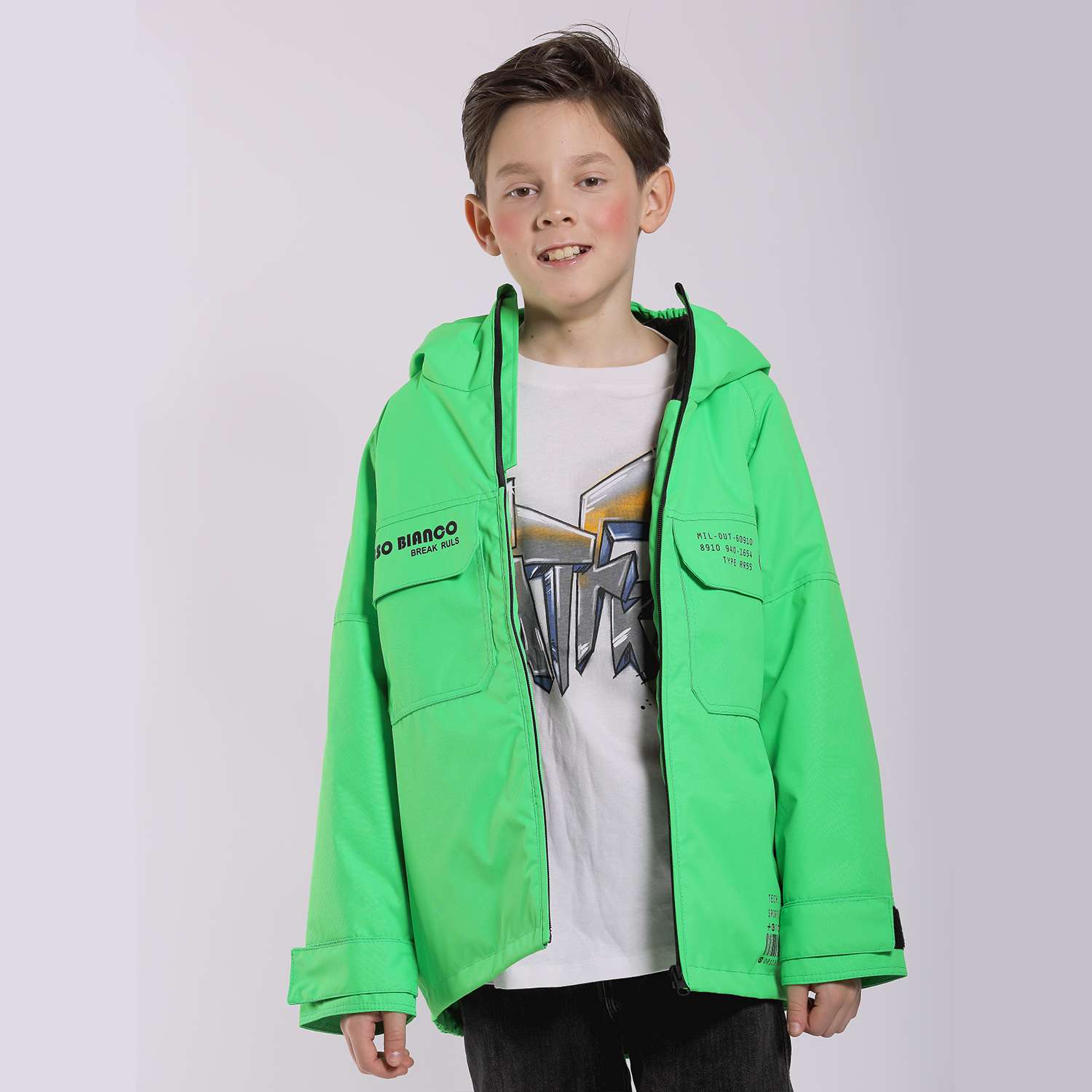 Куртка Orso Bianco OB21095-22_ярк.зеленый - фото 4