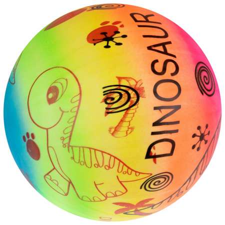 Мяч детский 1TOY динозавр 23 см
