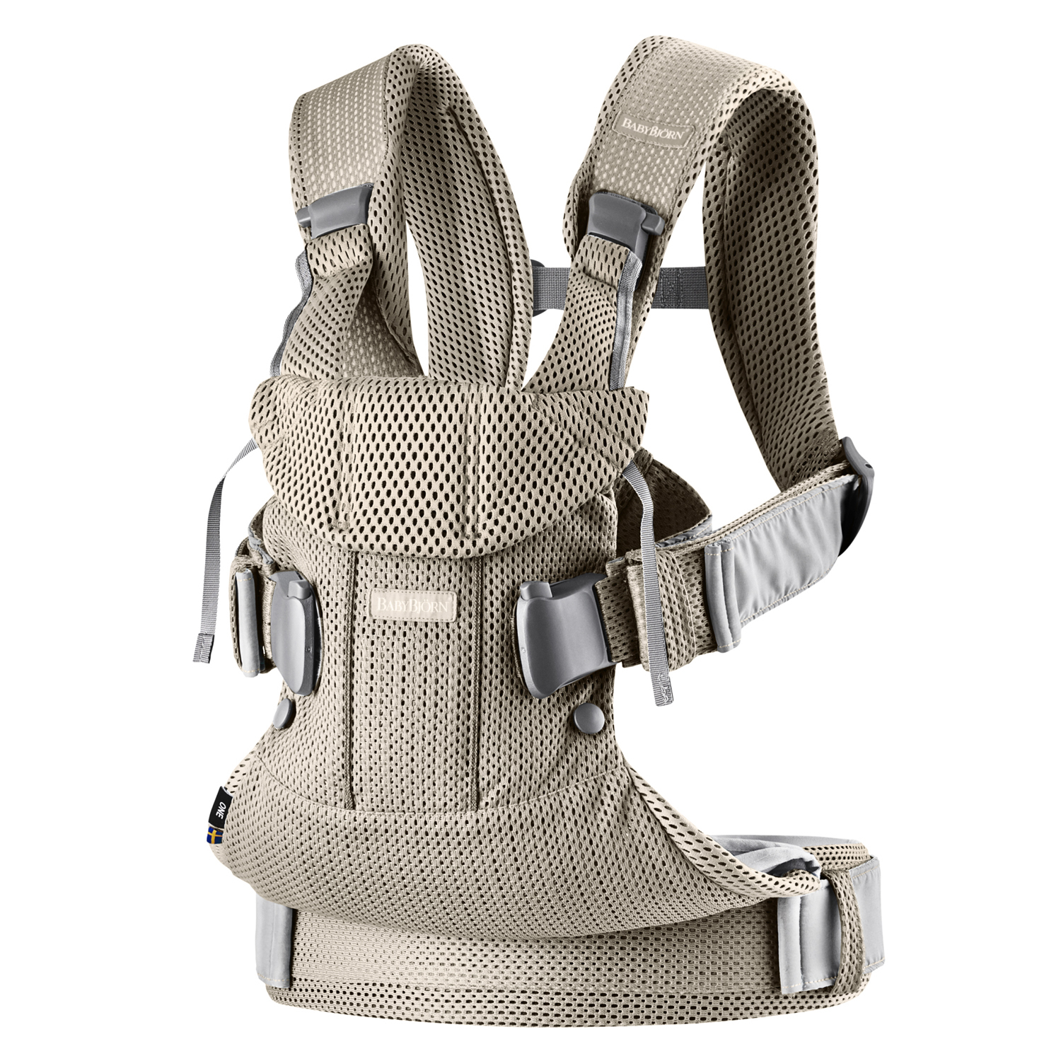 Рюкзак BabyBjorn One Mesh Серый-Бежевый 0980.02 - фото 2