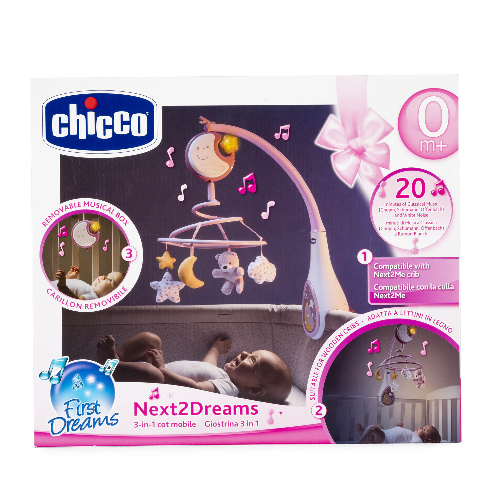 Мобиль CHICCO Next2Dreams розовый - фото 9