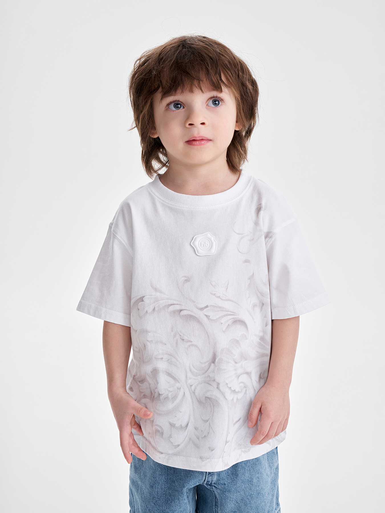 Футболка Happy Baby 88297-0_white (stucco) - фото 12