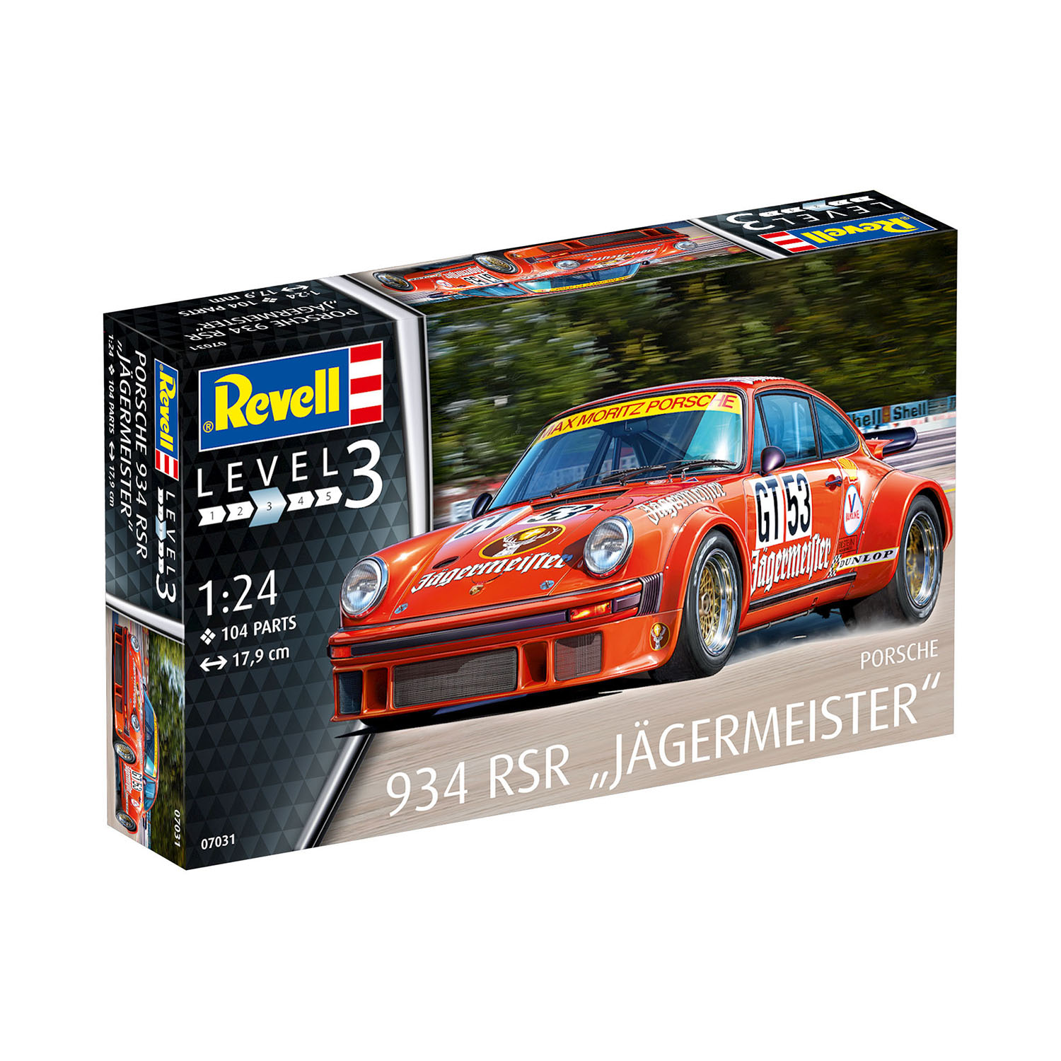 Модель для склейки Revell Автомобиль Porsche 934 RSR Jägermeister 07031 - фото 2