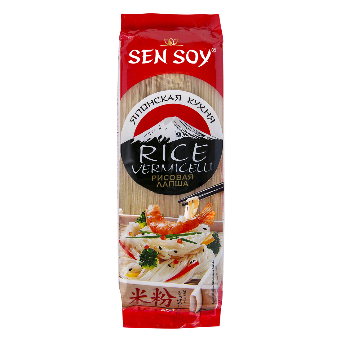 Лапша рисовая Sen Soy Rice Vermicelli 300гр - фото 1