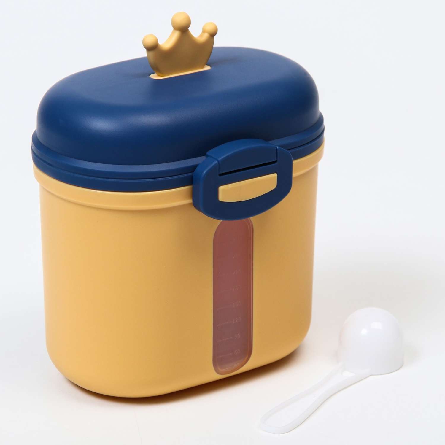Контейнер Mum and Baby для хранения детского питания «Корона» 360 гр цвет желтый - фото 6