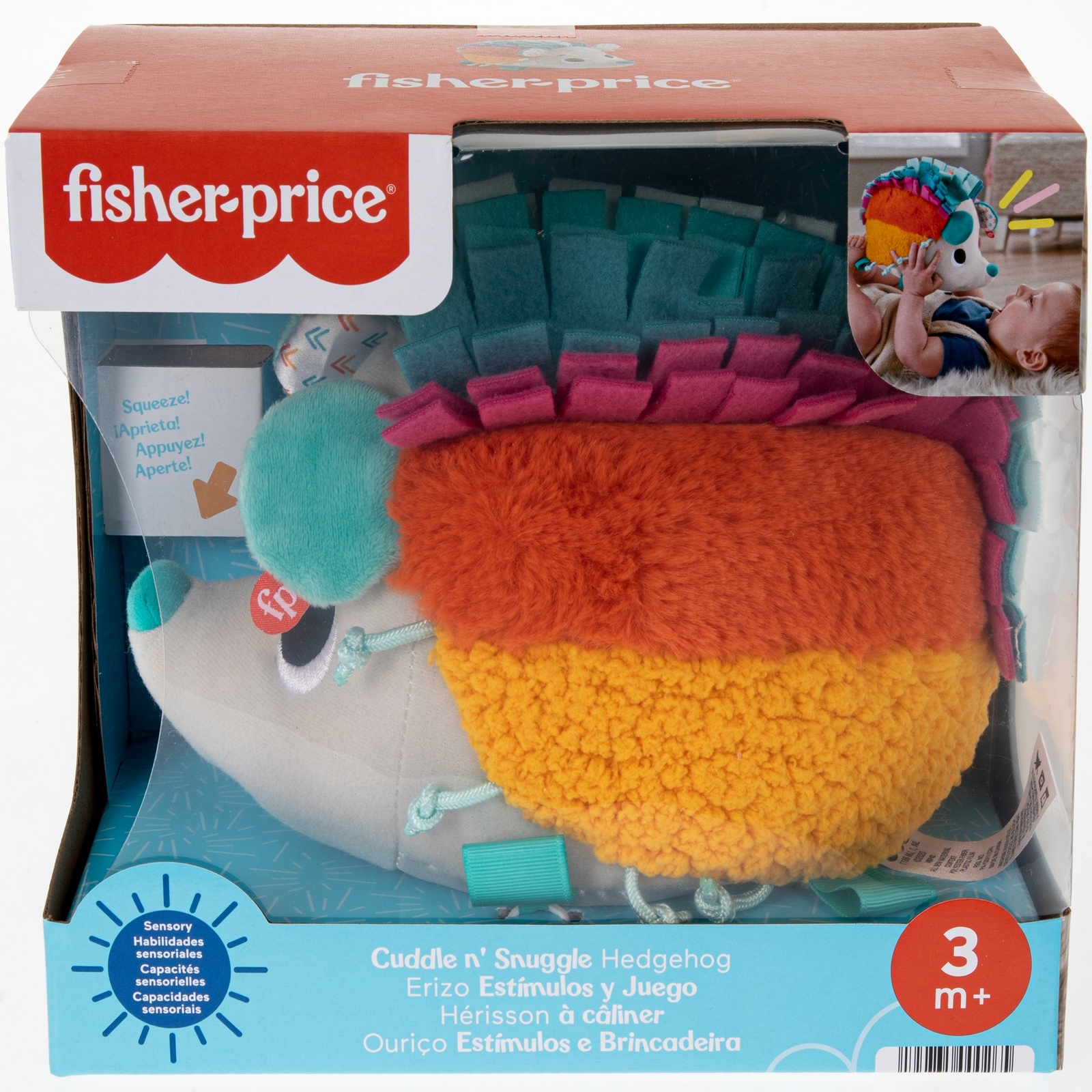 Игрушка тактильная Fisher Price Ежик HBP42 купить по цене 999 ₽ в  интернет-магазине Детский мир