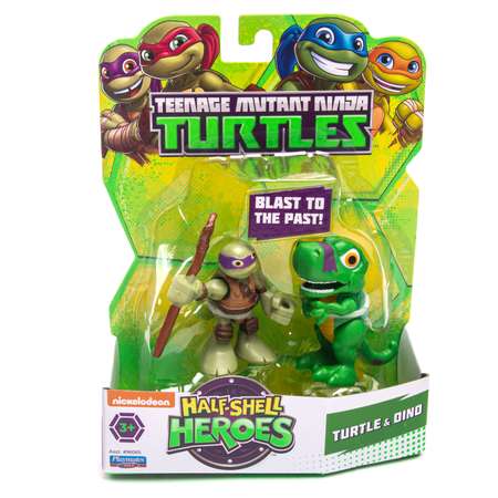 Фигурка Ninja Turtles(Черепашки Ниндзя) Дино Дони с Тирексом серия Pre Cool