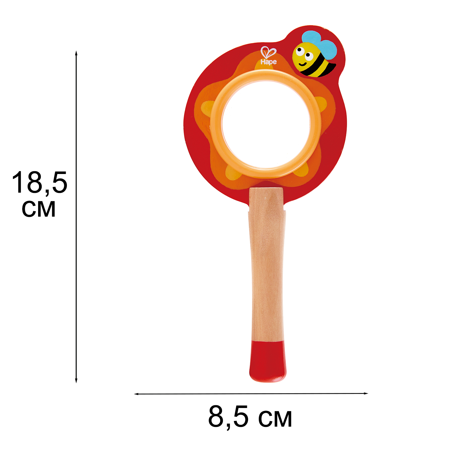 Детская развивающая игрушка Hape Лупа Занятная пчёлка серия Пора играть E8397_HP - фото 3