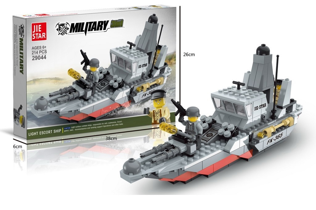 Конструктор Jie.star Легкий фрегат легосовместимый 214 деталей - фото 2