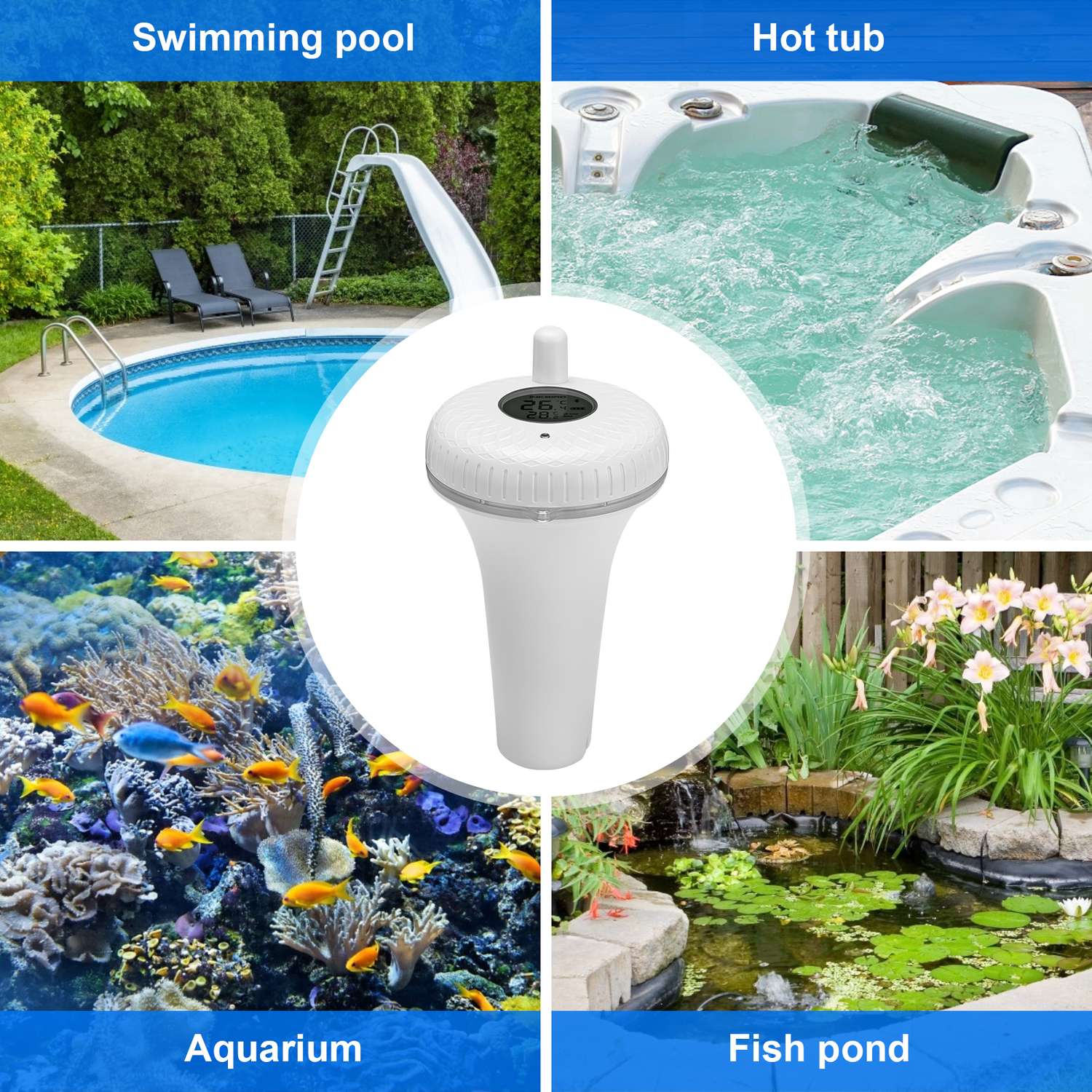 Термометр для ванн и бассейнов INKBIRD Bluetooth IBS-P01B - фото 4