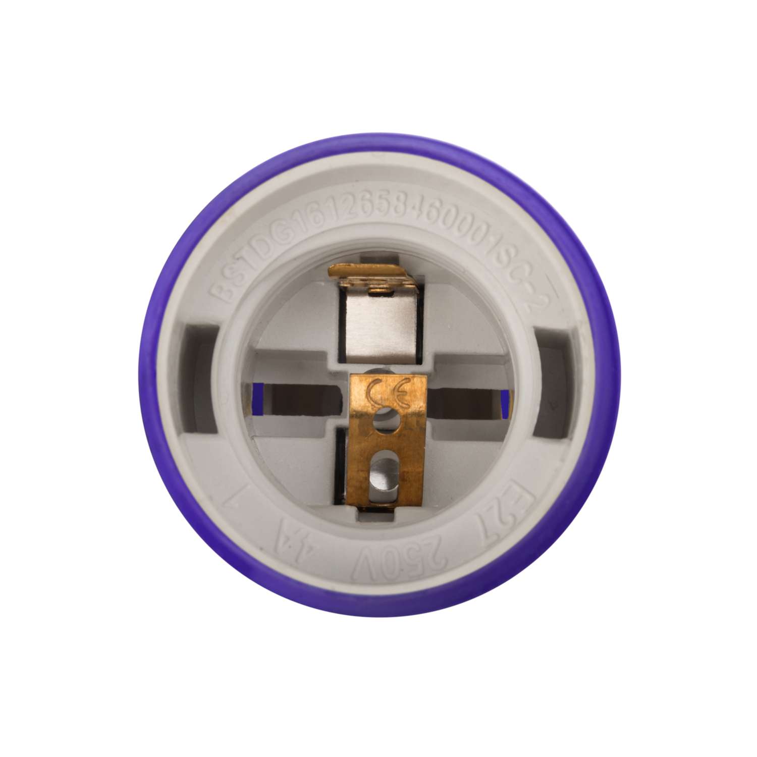 Патрон силиконовый REXANT E27 со шнуром 1 м фиолетовый - фото 6