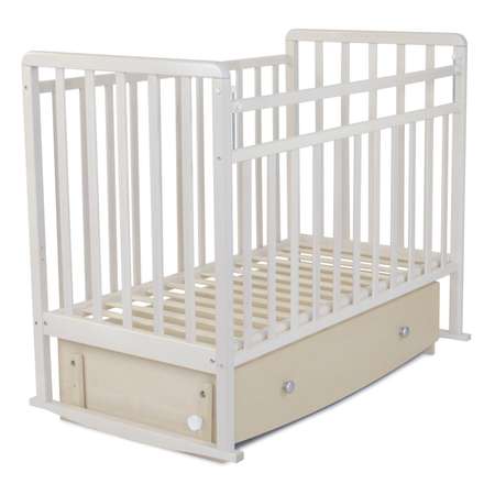 Детская кроватка Babyton прямоугольная, поперечный маятник (береза)