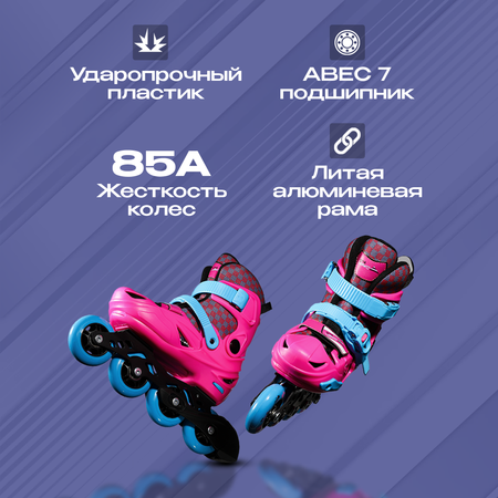 Роликовые коньки 34-37 размер Saimaa Happy Racer