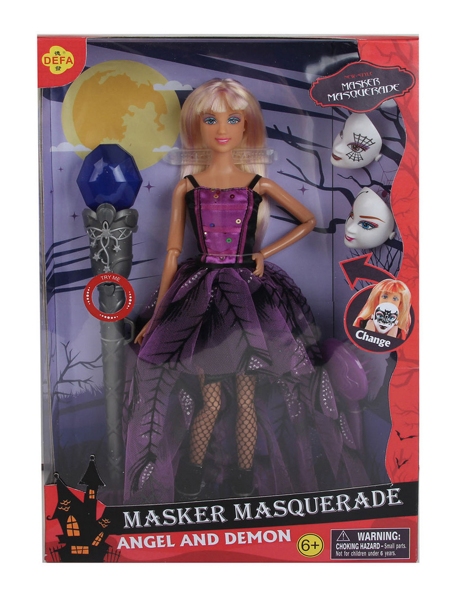 Кукла Defa Lucy Маскарад 29 см фиолетовый 8395//фиолетовый - фото 1
