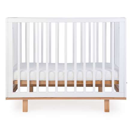 Детская кроватка Happy Baby Mirra прямоугольная, (белый)