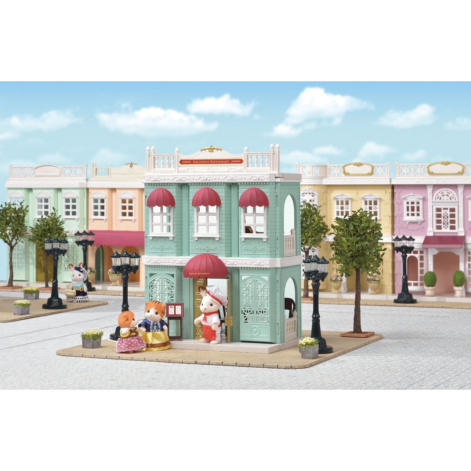 Набор SYLVANIAN FAMILIES TOWN Series Изысканный ресторан купить по цене  1999 ₽ в интернет-магазине Детский мир