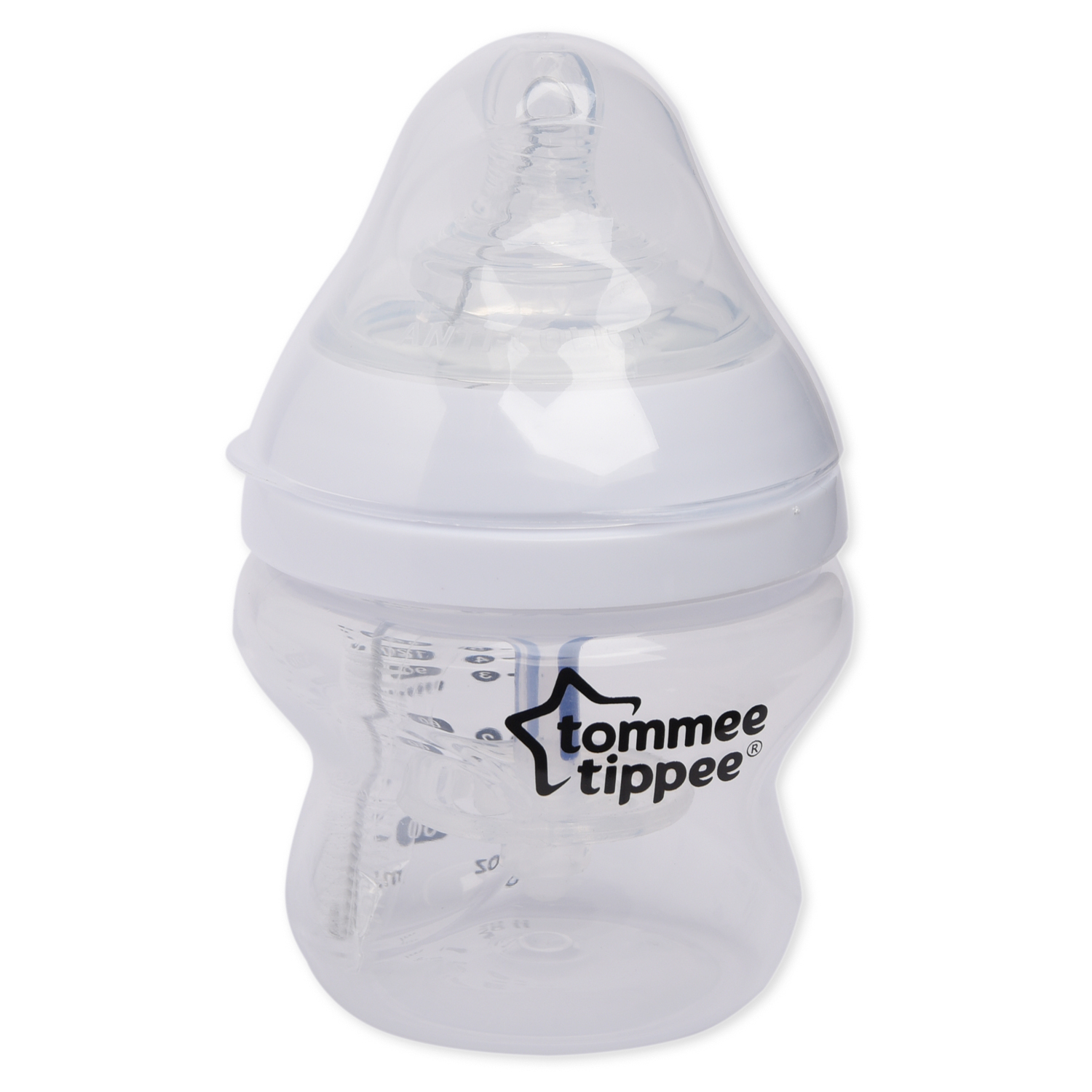 Бутылочка Tommee tippee для кормления с усиленным антиколиковым клапаном и индикатором температуры 150 мл - фото 1