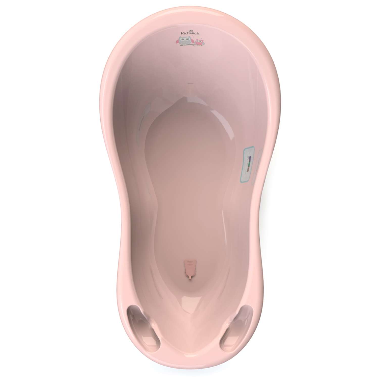 Ванночка для купания KidWick Шатл с термометром Розовый-Темно-розовый - фото 3