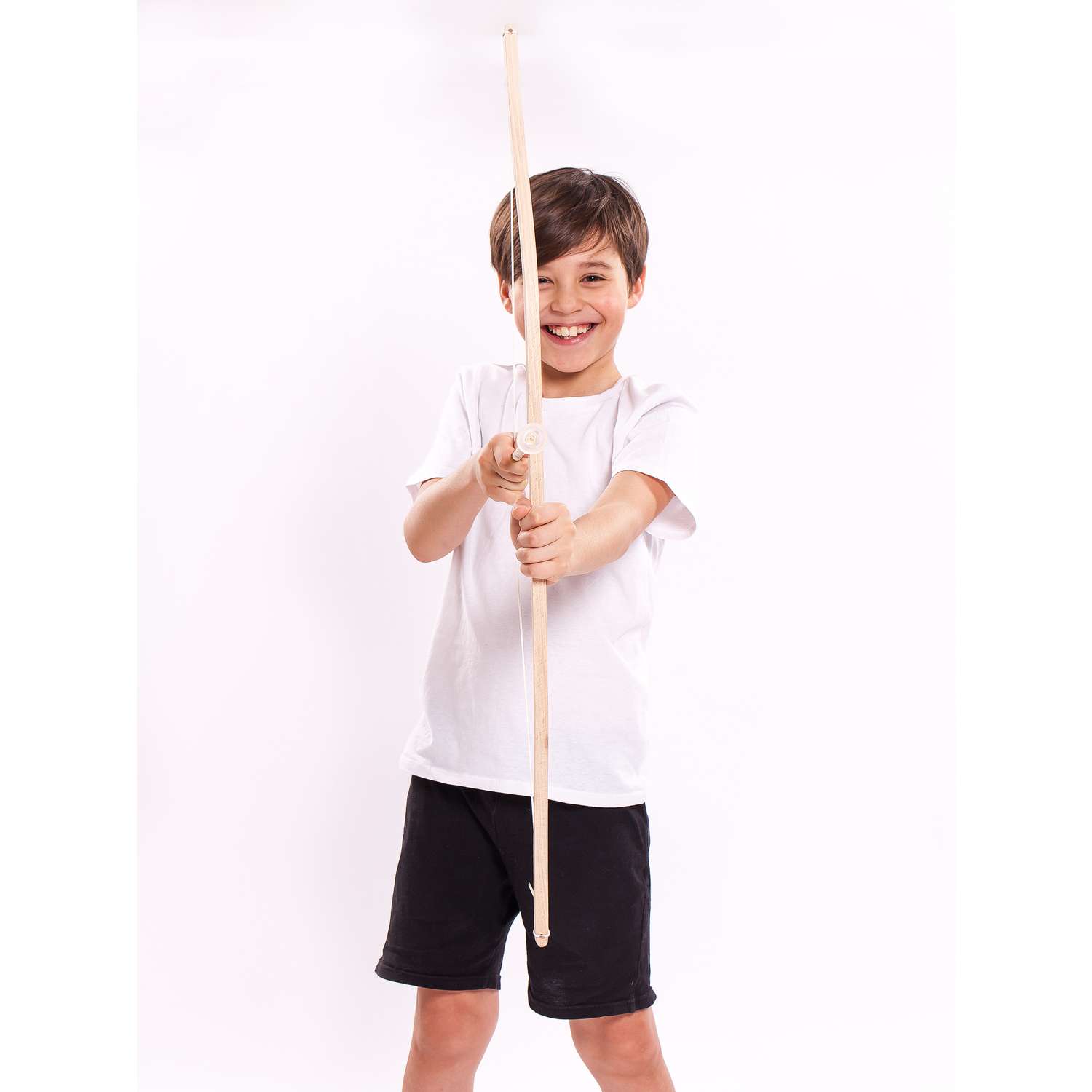 Деревянный лук Древо Игр детский со стрелами на присосках - фото 12