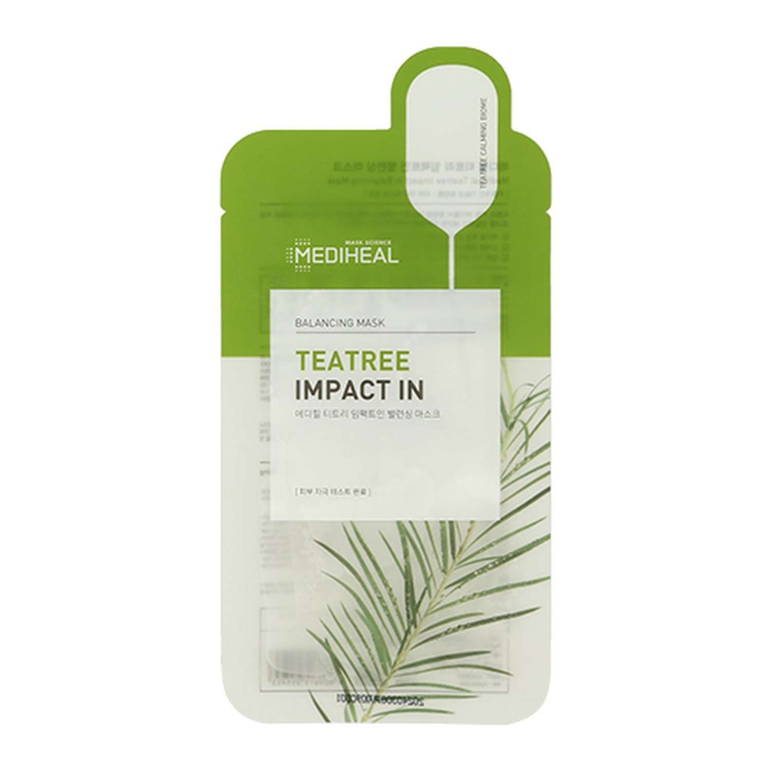 Маска тканевая Mediheal с экстрактом чайного дерева успокаивающая 24 мл - фото 4